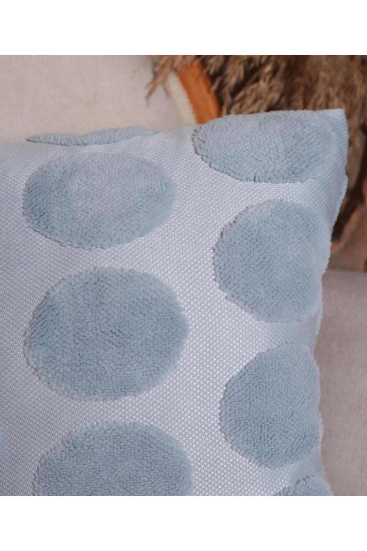 Luna | Welsoft Jakarlı Dekoratif Kırlent Kılıfı 43x43 cm