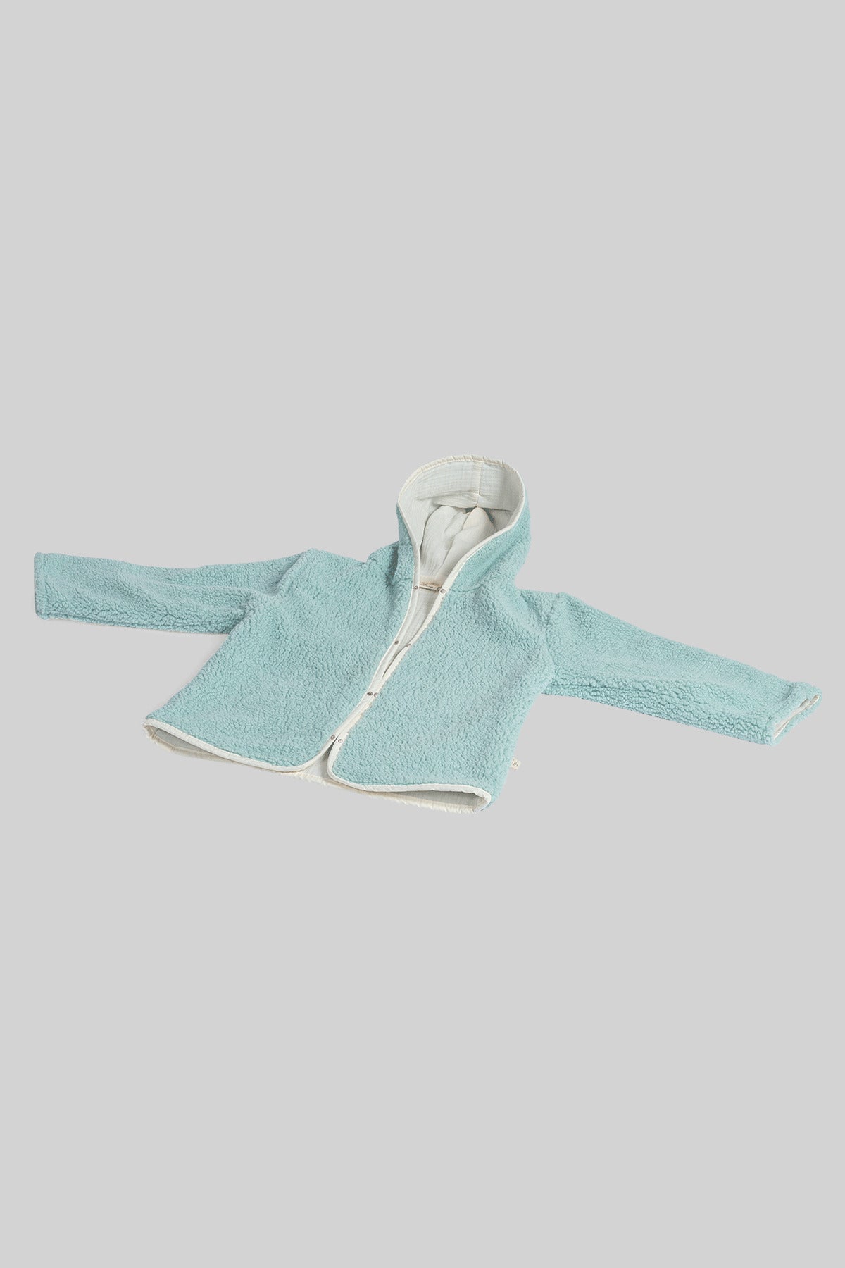Heritage Puffy Astarlı Peluş Bebek Çocuk Ceket - Kopüşonlu Peluş Mont
