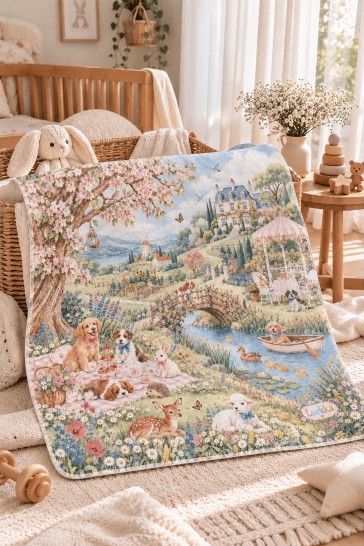 LittleAtelier | 2'li %100 Organik Pamuk Müslin Örtü - Battaniye Seti 75x80 cm | Oeko-tex | Gots