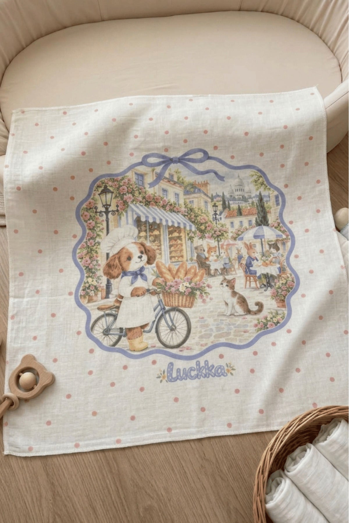 Little Story 3'lü bebek müslin örtü seti