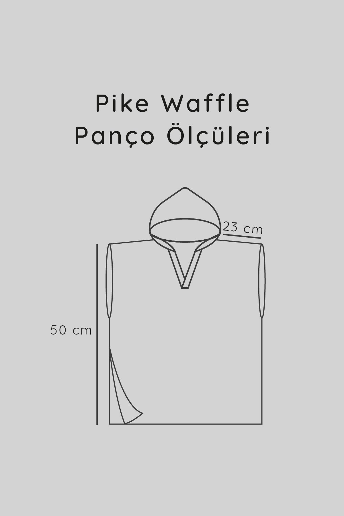 Pike Çocuk Panço & Bornoz Waffle Kumaş
