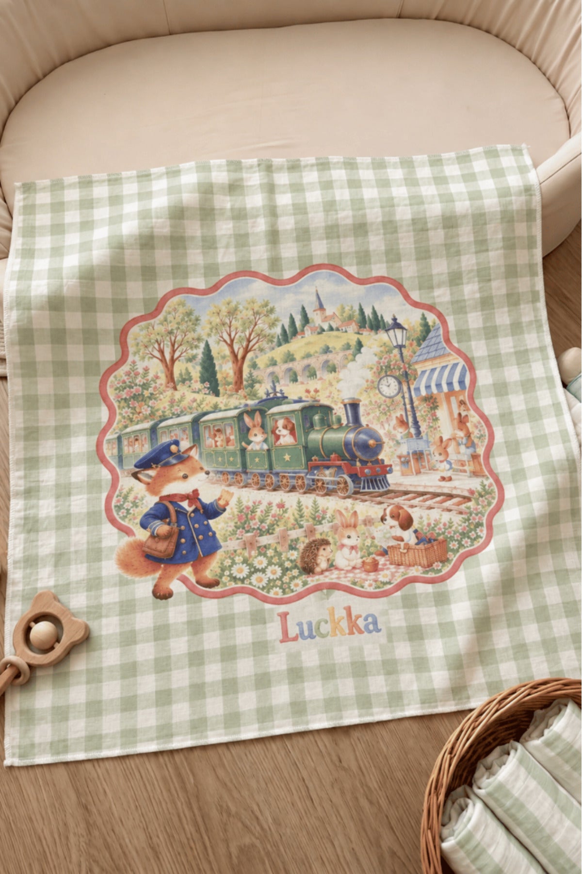 Little Story 3'lü bebek müslin örtü seti