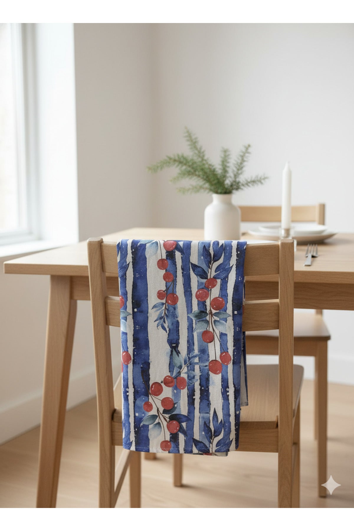 Christmas | %100 Pamuk Baskılı Kurulama Bezi – 40×60 cm Yılbaşı Temalı