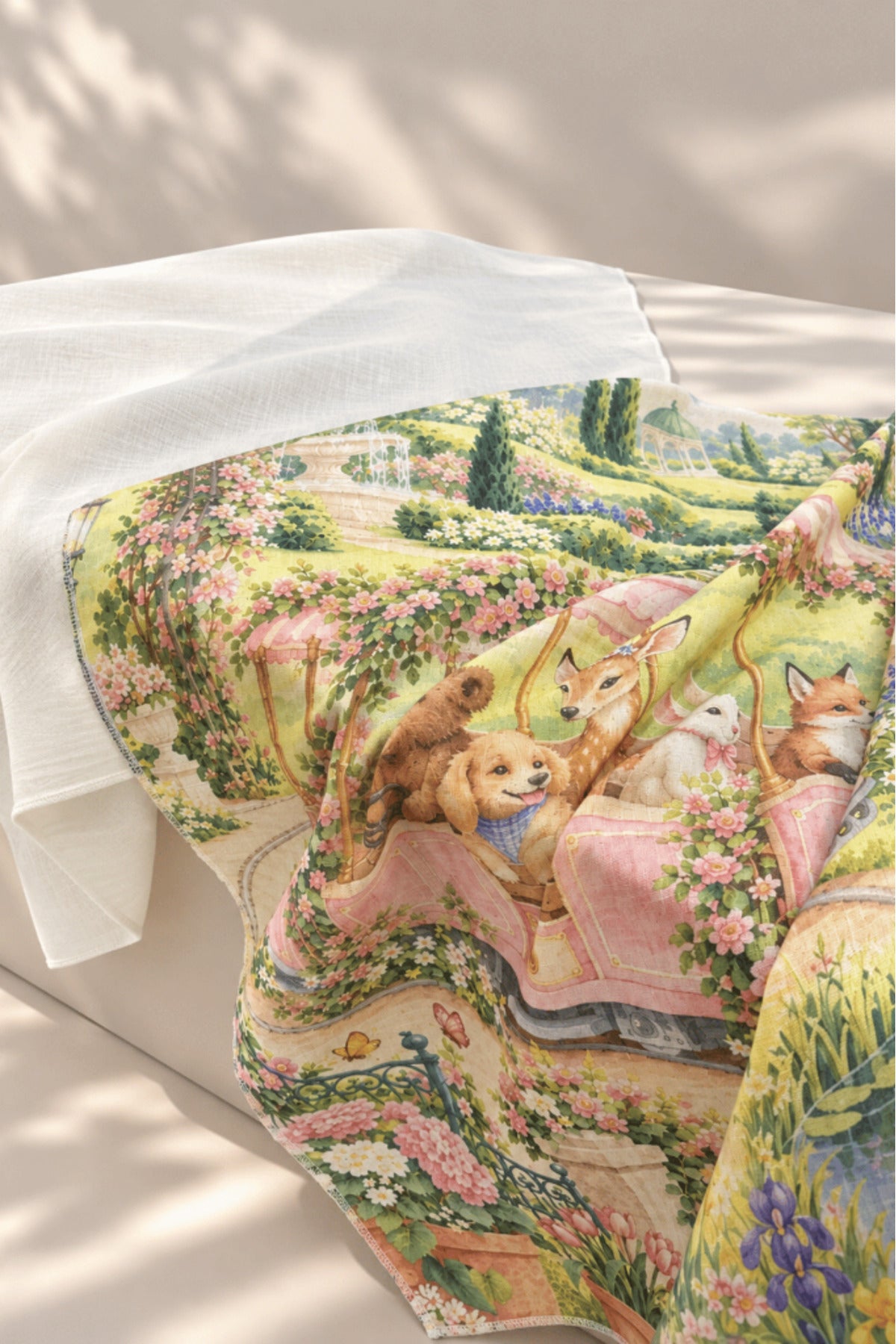 LittleAtelier | 2'li %100 Organik Pamuk Müslin Örtü - Battaniye Seti 75x80 cm | Oeko-tex | Gots