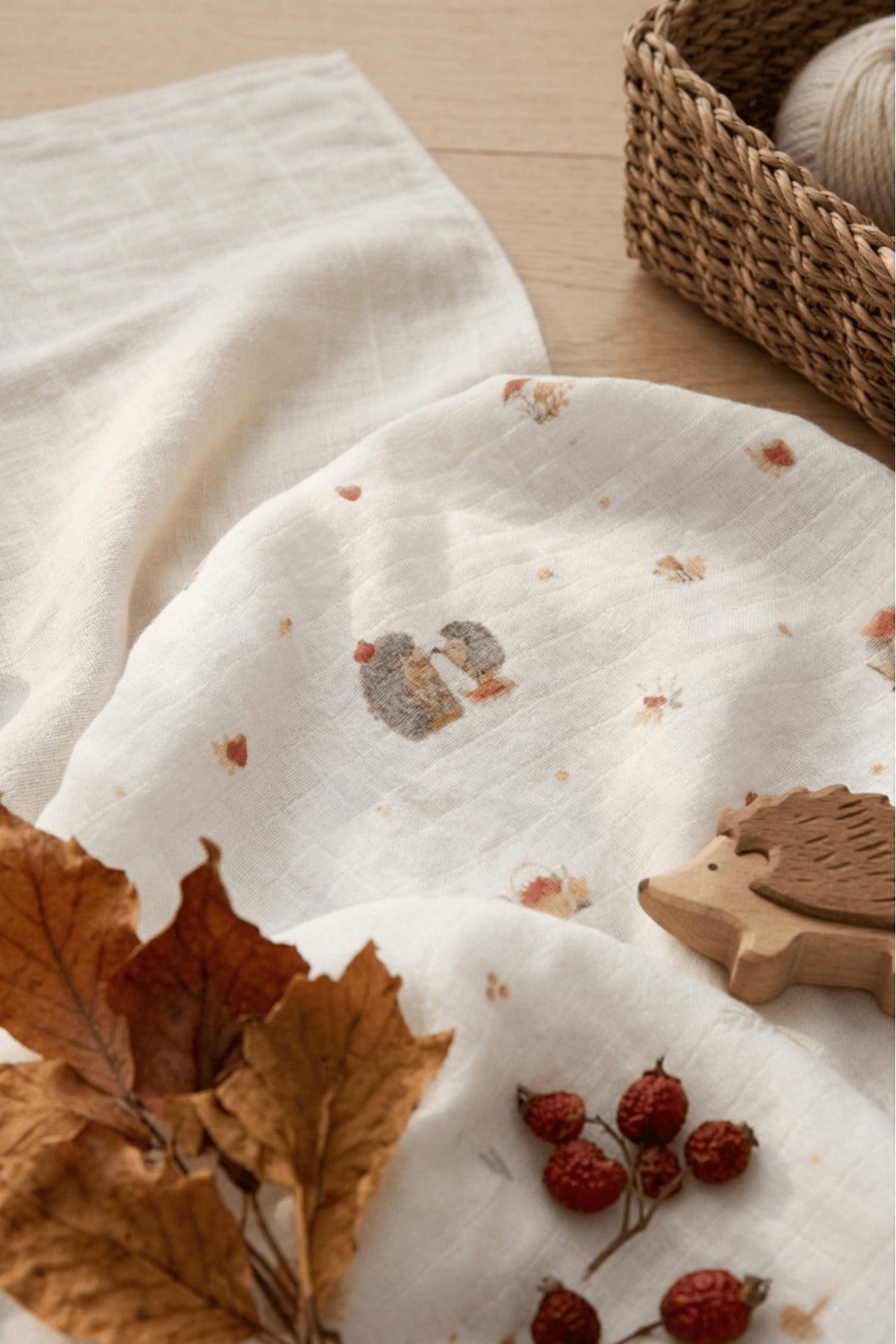 Little Organic's | 3’lü %100 Organik Pamuk Müslin Örtü - Battaniye Seti 75x80 cm | Oeko-tex | Gots -