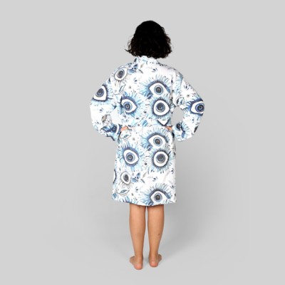 Heritage Unisex Müslin Bornoz Sabahlık Kimono - Ztbornoz